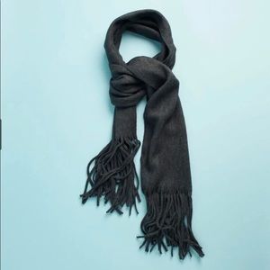 Lucky Brand Solid Brushed Gray Scarf